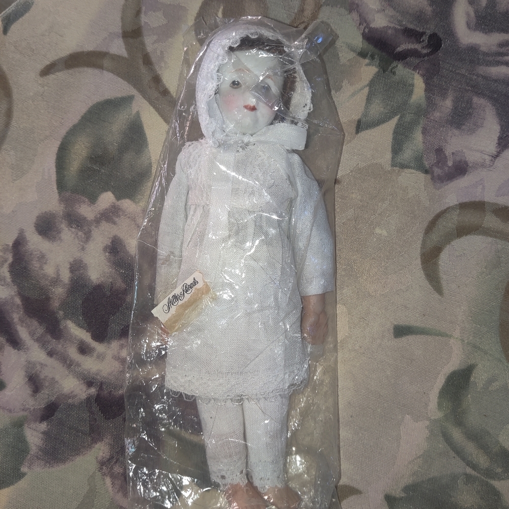 Antique 7" Bisque Porcelain Doll